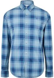 Timberland Риза с дълъг ръкав Timberland Men's Poplin Check Dark Denim Long Sleeve Oxford Shirt - Dark Denim Yd