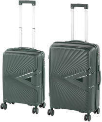 Leziter TraveLux Endure II gurulós bőrönd szett sötétzöld (LTREBS-II-DG) - homelux