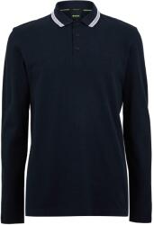 Boss Блуза с яка Boss Mens BOSS GREEN Long-Sleeve Polo Top with Logo Detail (Plisy) - Navy