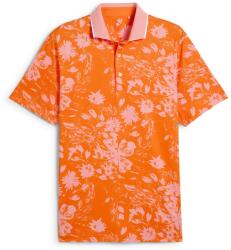 PUMA Блуза с яка Puma Men's Mattr Rose Short Sleeve Performance Polo Shirt - Rickie Orang