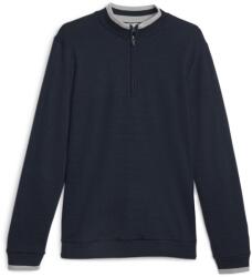 PUMA Блуза с яка Puma Men's Windblock Long Sleeve Performance Polo Shirt - Navy Blazer