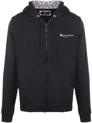 Aquascutum Суичър Aquascutum Men's Zip Hood Sweat Zip Hoodie - Black