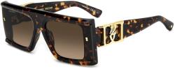 Dsquared2 Слънчеви очила DSquared2 Women's Rec Flat Top Sunglasses - Havana Слънчеви очила