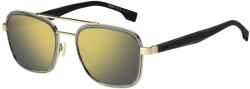 HUGO BOSS Слънчеви очила Boss Men's Double Bridge Round Sunglasses - Gold Grey Слънчеви очила