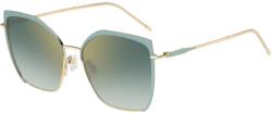 HUGO BOSS Слънчеви очила Boss Women's Rectangular Sunglasses - Gold Green Слънчеви очила