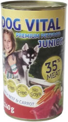 DOG VITAL Junior Konzerv Kutyáknak (Marha és Répa) - 1240 g