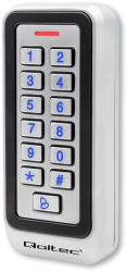 Qoltec Kódzár és kártyaolvasó, fém, IP68. 52442 (52442)