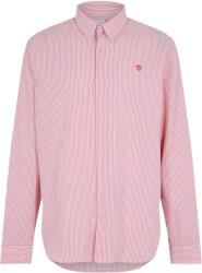 Timberland Риза с дълъг ръкав Timberland Men's Long Sleeve Striped Seersucker Oxford Shirt - Burnt Sienna Yd