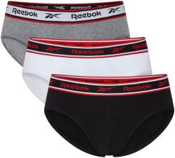 Reebok Слипове Reebok Mens 3 Pack Cotton Briefs - Black/White/Grey
