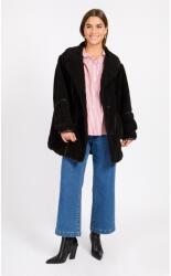 Little Mistress Яке Little Mistress Women's Textured Sherpa Jacket - Black