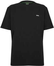 Boss Тениска Boss Mens BOSS GREEN T-Shirt with Logo Design Stretch Cotton - Black