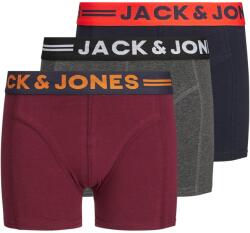 Jack and Jones Детски боксерки Jack and Jones 3 Pack Lichfield Trunks Junior Boys - Burgundy/Grey/Navy