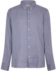 Timberland Риза Timberland Men's Mill Brook Linen Leaf Green Long-Sleeve Plain Shirt - Quicksilver Yd