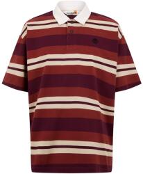 Timberland Блуза с яка Timberland Men's Striped Rugby Short Sleeve Polo Shirt - Burnt Henna Yd