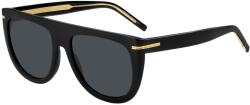 HUGO BOSS Слънчеви очила Boss Women's Sq Flat Top Round Sunglasses - Black Слънчеви очила