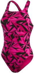 Speedo Бански костюм Speedo Women's Hyperboom Model One Piece Swimsuit - Black/Pink