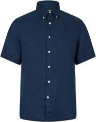 Timberland Риза с къс ръкав Timberland Men's Linen Short Sleeve Oxford Shirt - Dark Sapphire