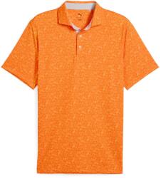 PUMA Блуза с яка Puma Men's Stand Polo Short Sleeve Performance Polo Shirt - Rickie Orang