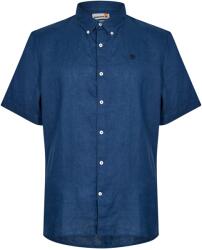 Timberland Риза с къс ръкав Timberland Men's Linen Short Sleeve Oxford Shirt - Dark Denim