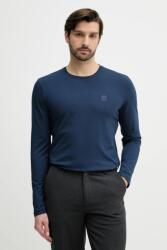 BOSS Orange pamut hosszúujjú - sötétkék S