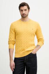 Tommy Hilfiger pamut pulóver - sárga L - answear - 55 890 Ft