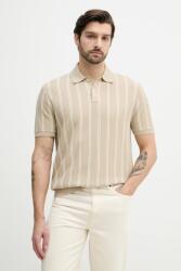 Tommy Hilfiger pamut póló - bézs S - answear - 55 890 Ft