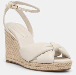 Tommy Hilfiger szandál TH BOW HIGH CORK WEDG - bézs Női 39