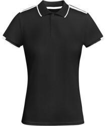 ROLY Női Tamil rövid ujjú sportpóló póló L fehér|fekete