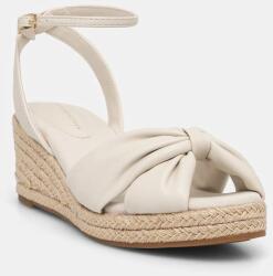 Tommy Hilfiger szandál TH BOW MID CORK WEDGE - bézs Női 38