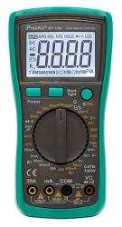 ProSkit Pro’skit MT-1280 professzionális multiméter, AC/DC áram, feszültség, ellenállás, frekvencia, kapacitás, hőmérséklet, dióda, tranzisztor mérése
