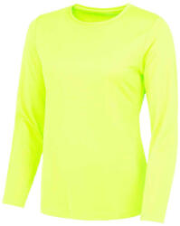 JUST COOL Női egyszínű hosszú ujjú póló L sárga