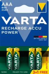 VARTA POWER akkumulátor mikro/ AAA 800 mAh BL3+1 (56703101494)