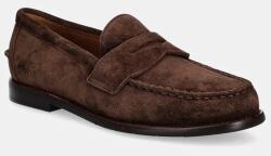 Ralph Lauren velúr mokaszin Alston Penny - barna Férfi 43