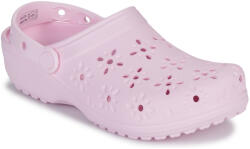 Crocs Saboti Femei Classic Floral Cut Out Clog Crocs roz 37 / 38