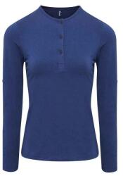 Premier Női hosszú John Roll ujjú póló póló M kék