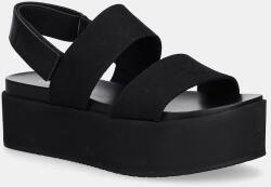 Calvin Klein Jeans szandál FLATFORM SANDAL SLING IN - fekete Női 41