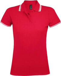 SOL'S Női Pasadena póló pólóing M fehér|színes|vörös