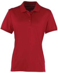 Premier Női Coolchecker póló póló M barna|bordó|vörös