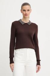PINKO gyapjúkeverék pulóver - barna M - answear - 87 990 Ft