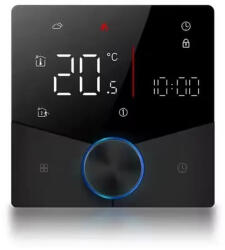 RSH RSH® TM018-GA - Okos WiFi-s termosztát. Elektromos és vízkeringetéses padlófűtéses rendszerekhez - 5A , App irányítás