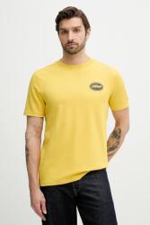 Tommy Hilfiger pamut póló - sárga S - answear - 28 990 Ft