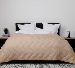 Pucioasa Pilota 100% naturala cu fata damasc si umplutura lana 140x210cm, Pucioasa, Cappuccino