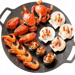  Koreai Grill Sütőserpenyő Grill Lap Főzőlap 30CM (3111220234612)