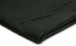 Orient Fashion Fekete, fényes taft anyag, Nr 5, 1/2 méter (Tafta_kreszowana Nr_5_Czarny0,5)