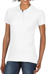 Gildan Női Softstyle 172 Piqué póló pólóing S fehér