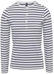 Premier Női hosszú John Roll ujjú póló póló S fehér|kék