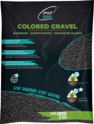me Aquaristic Me Colored Gravel Obsidian Black, 2-3 mm - 5 kg
