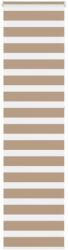 vidaXL zebrafüggönnyel homokbarna szövetszélesség 55, 9 cm poliészter (4014591)