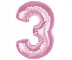 GoDan Fólia lufi 3-as szám - világos rózsaszín, 92 cm