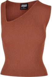 Urban Classics Női bordás kötött aszimmetrikus felső 2XL narancssárga|sárga